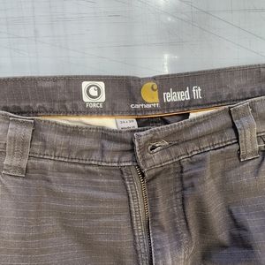 Carhartt men's gray cargo pants 34x30